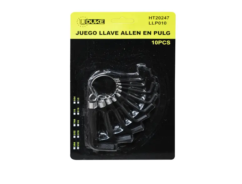 ALEM BLISTER UDUKE JUEGO X 10 PCS PULG (LLP010) (HT20247)