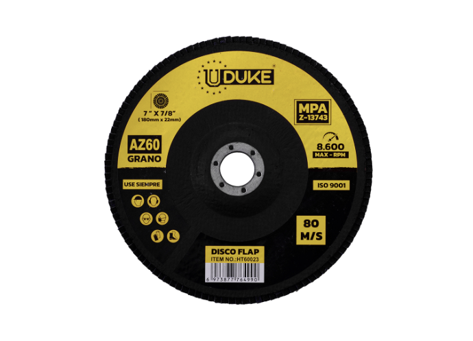 DISCO FLAP UDUKE 7 GRANO 120 (180MM X 22MM) (HT60025)
