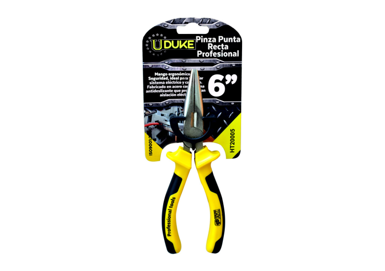 PINZA PROFESIONAL UDUKE AMARILLO-NEGRO  6 (HT20005)