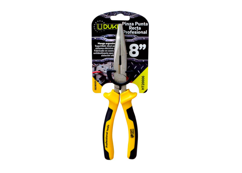 PINZA PROFESIONAL UDUKE AMARILLO-NEGRO  8 (HT20006)