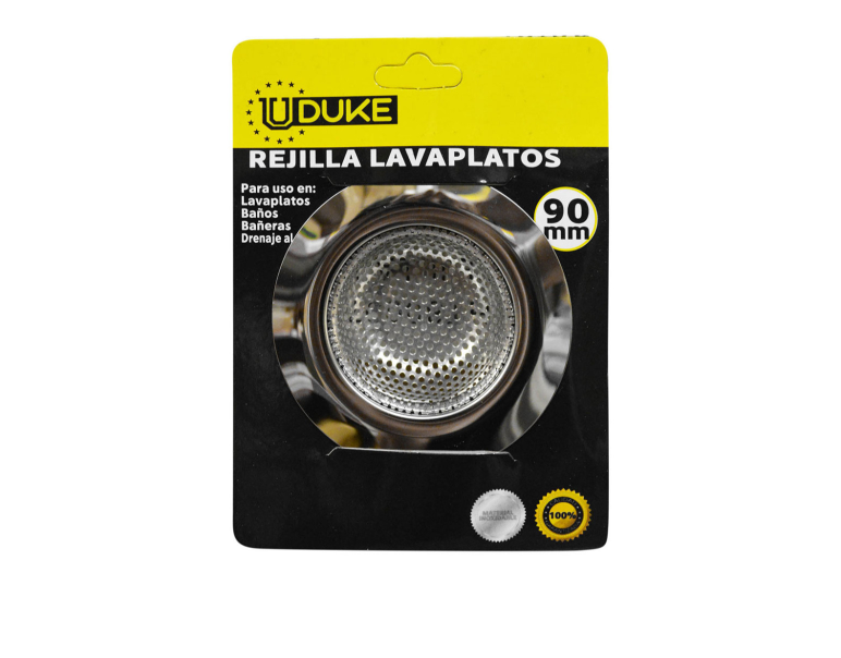 REJILLA LAVAPLATOS UDUKE ACERO INOXIDABLE 3 (90MM) (HT80097)