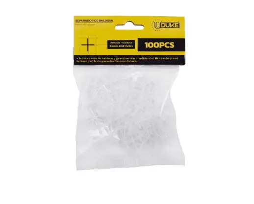 SEPARADOR DE BALDOSA UDUKE 2MM BOLSA X 100 PCS (HT80172)