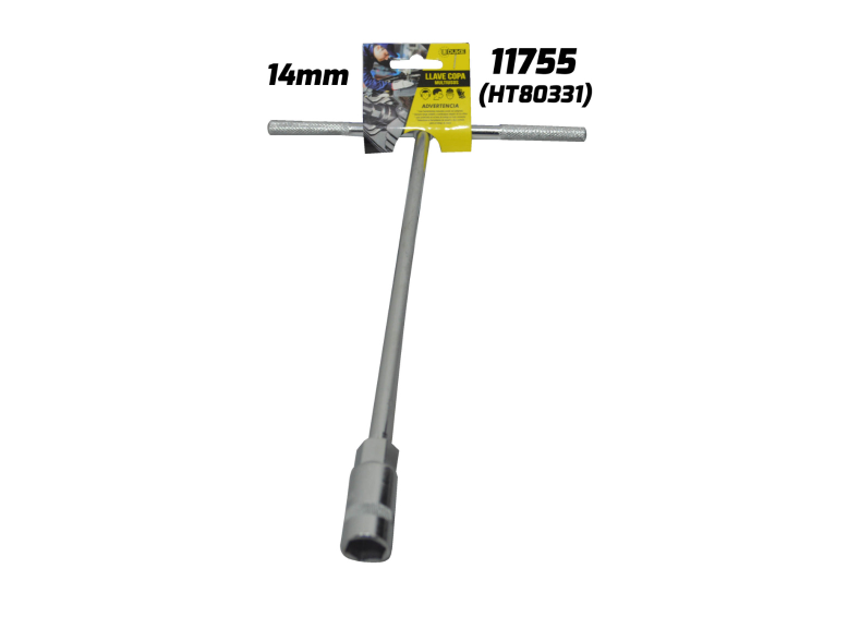LLAVE COPA EN T CON CUADRANTE UDUKE 14 MM (HT80331)