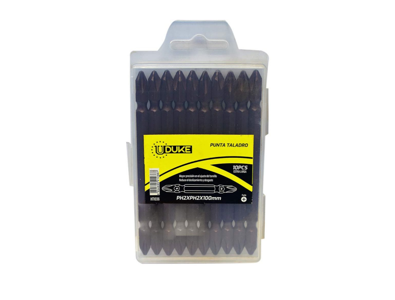 PUNTAS TALADRO DOBLE X 10PCS ESTRIA UDUKE (HT1036)