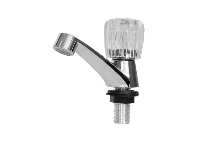 LLAVE LAVAMANOS POMO PRISMA UDUKE METALICA (HT1202)