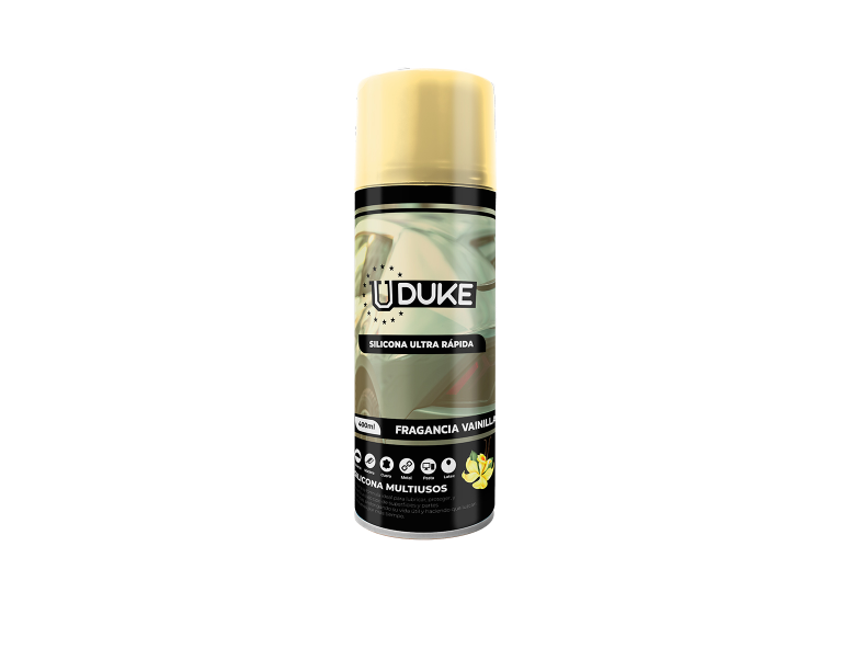 SILICONA EN AEROSOL UDUKE CON OLOR VAINILLA 400ML (HT40305)