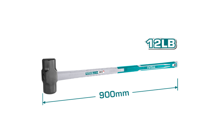 PORRA 12 LB HIERRO MANGO FIBRA DE VIDRIO TOTAL (THT750516)