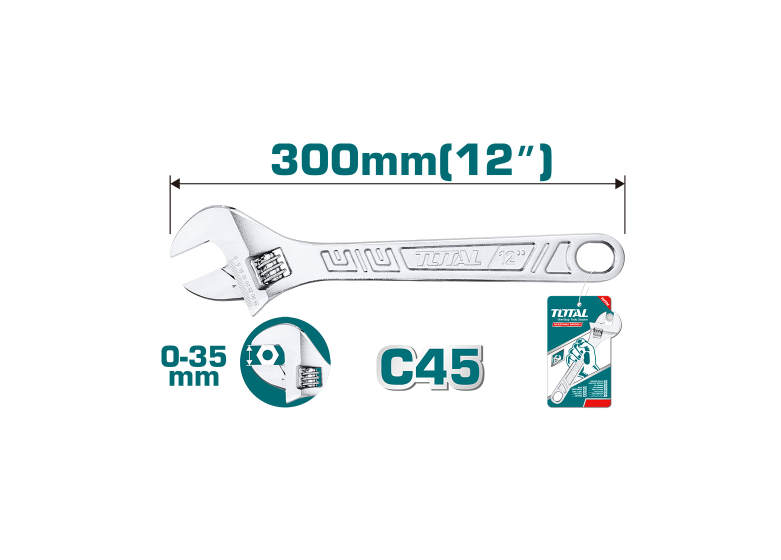 LLAVE PESTON 12" TOTAL (THT1010123)