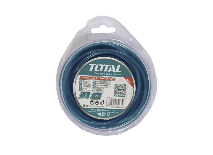 NYLON GUADAÑADORA  REDONDO 2,7MM X 12M TOTAL (TRL2712)