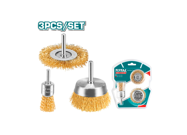SETS DE GRATA TALADRO X 3PCS TOTAL (TAC310031)