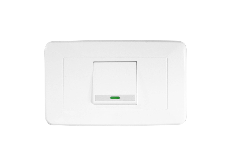 LINEA BK BLANCA INCRUSTAR SWICHE SENCILLO CONMUTABLE 110-220 (118Z-01 3WAY) (RETIE-FL)(HT20335)