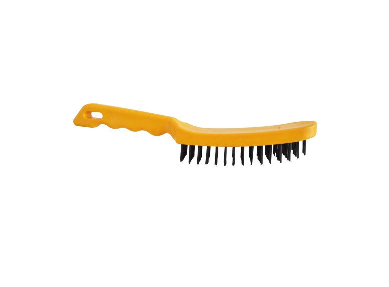 CEPILLO ACERO SIN ESPATULA M/PASTA  AMARILLO HT 6 LINEAS 106 (CPMY-106)(HT30571)