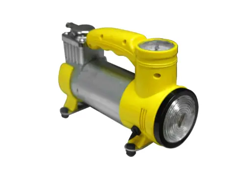 COMPRESOR MINI 12V CON LUZ 2 EN 1 FINO (HT1082)