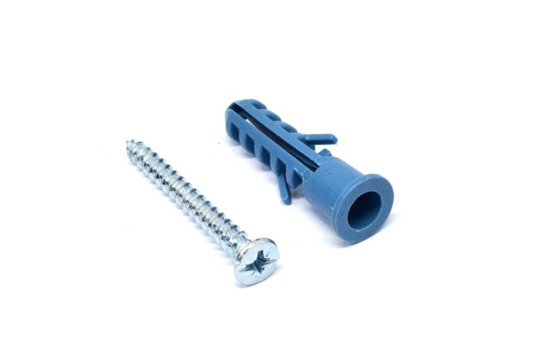 CHAZO PLASTICO CON TORNILLO 3/8 X 50UNDS (HT1240)