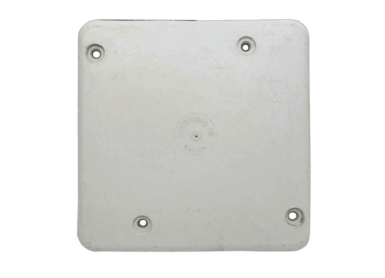 TAPA PLASTICA CIEGA 4X4 BLANCA R/G