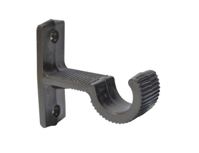 ACCESORIO CORTINERO SOPORTE MURO CAFE DE 3/4 (080402)
