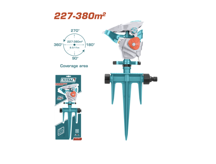 ASPERSOR DE RIEGO 3/4" 360° GIRATORIO SUPER TOTAL (THPS13601) 