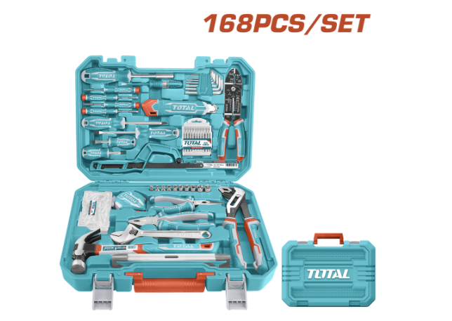 JUEGO DE HERRAMIENTAS 168 PZS SUPER TOTAL (THKTHP21686)