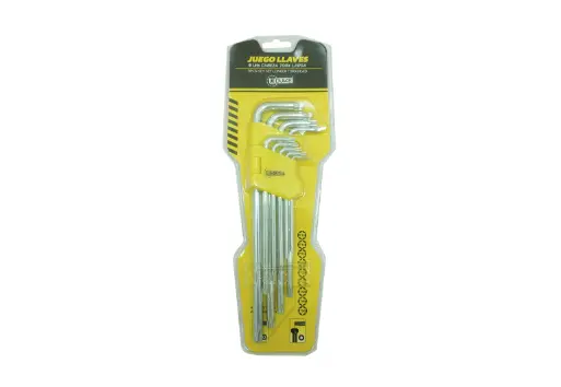 LLAVE TORX JUEGO X 9 PCS LARGA UDUKE (HT2263)