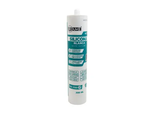 SILICONA TUBO BLANCA 300ML UDUKE (HT3112)