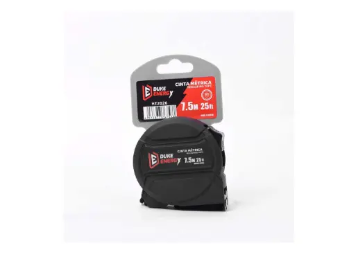 METRO 7.5 MTS HOJA 25MM NEGRO DUKE ENERGY (HT2026)