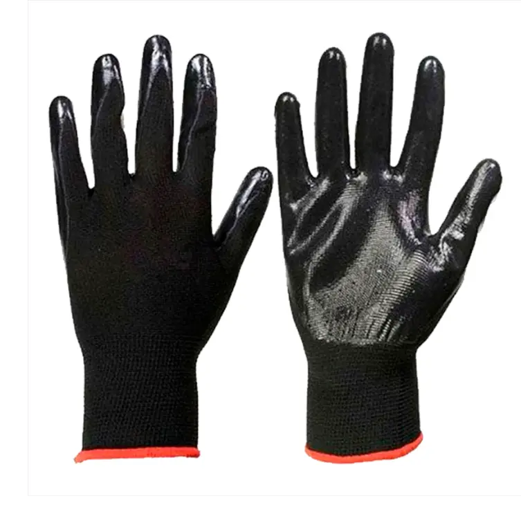 GUANTE NITRILO NEGRO TALLA 9