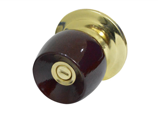 [402] CHAPA BOLA BANO P/MADERA UDUKE COLOR VINOTINTO ESCUDO DORADO (5832-HJM) (HT20185)