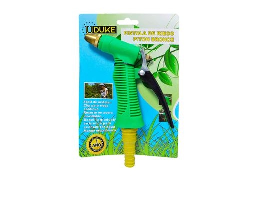 [1388] PISTOLA MANGUERA PITON FINA VERDE UDUKE (HT40061)