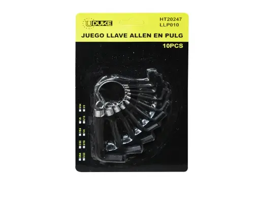 [3056] ALEM BLISTER UDUKE JUEGO X 10 PCS PULG (LLP010) (HT20247)