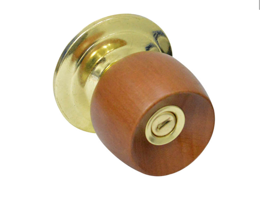 [4137] CHAPA BOLA BANO P/MADERA UDUKE COLOR MIEL ESCUDO DORADO (5832-QJM) (HT20183)