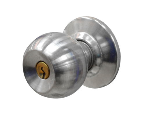 [4965] CHAPA BOLA ALCOBA P/METALICO UDUKE ACERO INOX (COLOR SATINADA) (5871-SS) (HT20179)