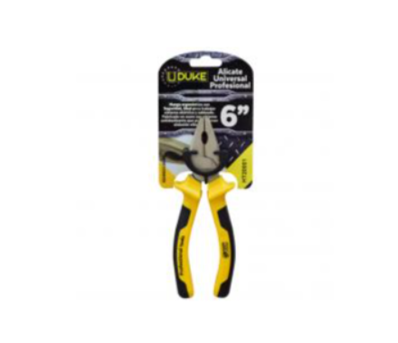 [6751] ALICATE PROFESIONAL UDUKE AMARILLO-NEGRO  6 (HT20001)