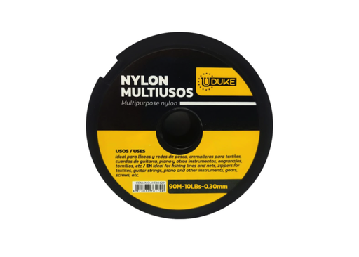 [6984] NYLON UDUKE 10 LBS 0.30  (PAQ X 5) (PRECIO X UND) (HT30429)