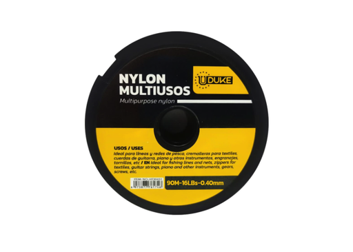 [6986] NYLON UDUKE 16 LBS 0.40  (PAQ X 5) (PRECIO X UND) (HT30431)