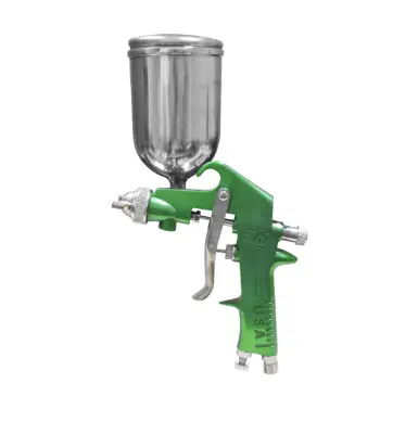 [7498] AEROGRAFO UDUKE PROFESIONAL USA VASO DE 400 CC PISTOLA F-75 VERDE (HT30563)