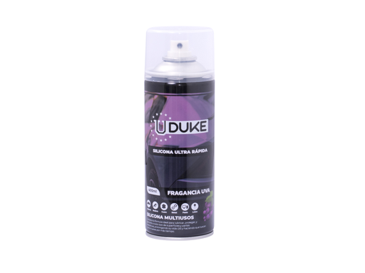 [7729] SILICONA EN AEROSOL UDUKE CON OLOR UVA 400ML (HT40240)