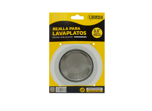 [10988] REJILLA LAVAPLATOS UDUKE MALLA ACERO INOXIDABLE 3 (90MM) (HT80100)