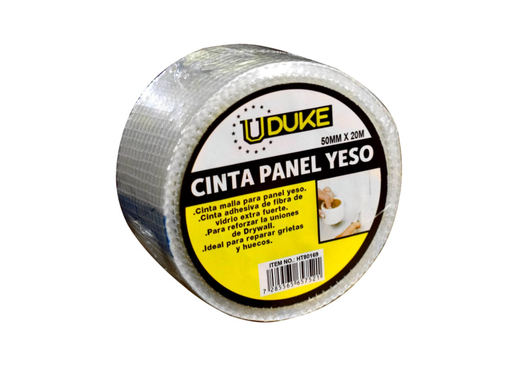 [11038] CINTA PANEL YESO FIBRA DE VIDRIO X 45M 2 PUL UDUKE (HT80168)