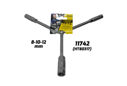 [11742] LLAVE COPA EN Y CON CUADRANTE UDUKE 8-10-12 MM (HT80317)