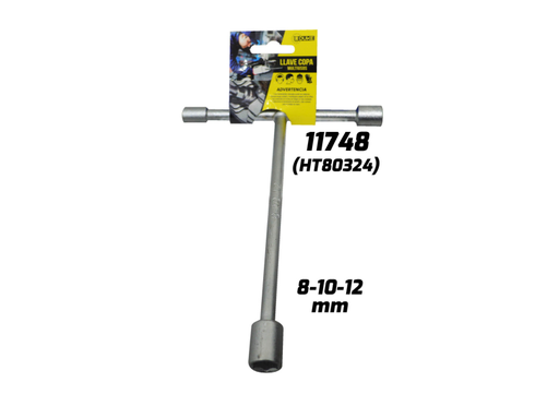 [11748] LLAVE COPA EN T X3 UDUKE 8-10-12 MM (HT80324)