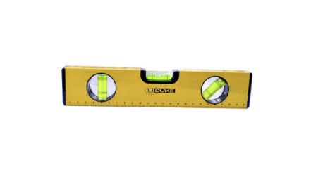 [12176] NIVEL ALUMINIO 10 AMARILLO UDUKE CON IMAN (HT90113)