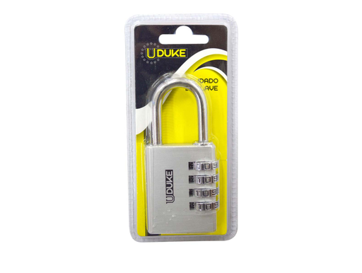 [12194] CANDADO CLAVE 40 MM 4 DIGITOS UDUKE COLORES SURTIDOS (HT90142)