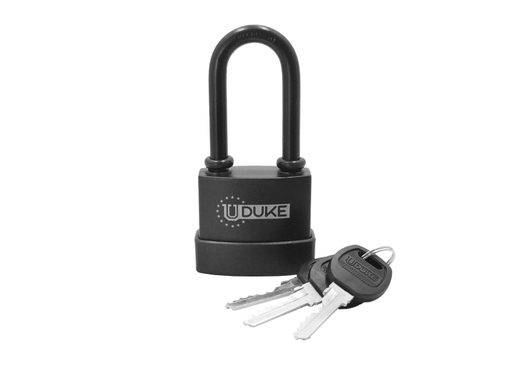[12203] CANDADO INTEMPERIE ARCO LARGO 55 MM NARANJA UDUKE (HT90181)