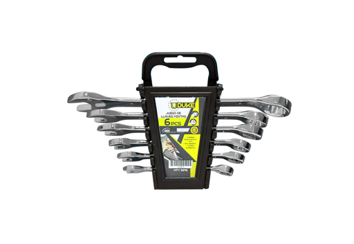 [13268] LLAVE MIXTA JUEGO X 6 PCS BLISTER (8-10-11-13-14-17MM) CR/V UDUKE (HTY0076)
