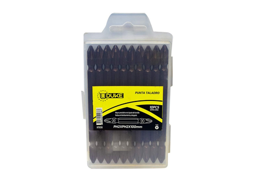 [13444] PUNTAS TALADRO DOBLE X 10PCS ESTRIA UDUKE (HT1036)