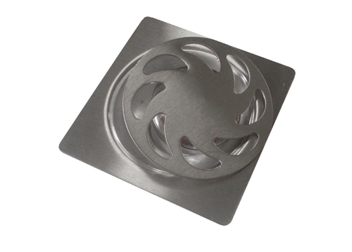 [13658] REJILLA PISO ACERO INOXIDABLE 10X10 UDUKE OVALADA (HT1327)