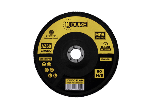 [13897] DISCO FLAP UDUKE 7 GRANO 100 (180MM X 22MM) (HT1342)