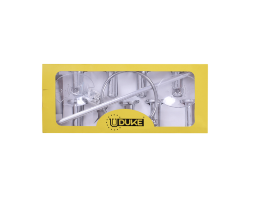 [5393K] KIT ACCESORIOS PARA BANO X6 PIEZAS EN CAJA UDUKE (9111)