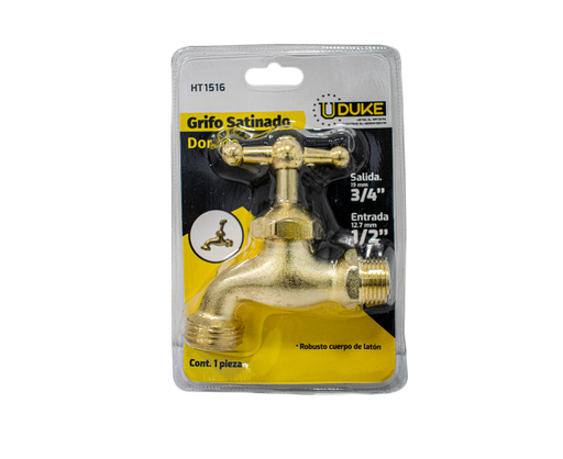 [6187K] GRIFO DORADO UDUKE MEDIANO EN BLISTER (HT1516)