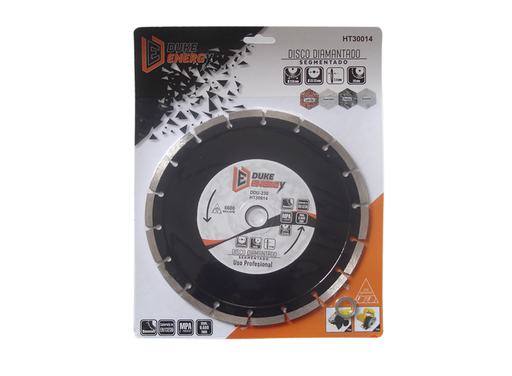 [5827] DISCO DIAMANTADO SEGMENTADO DUKE ENERGY PROFESIONAL 9 (DDU230) (HT30014)